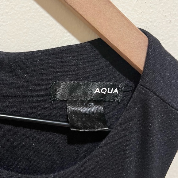 Aqua Brand Black and White Sleeveless Fit and Flare Mini Dress - Women’s Small - Picture 3 of 6